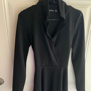 Black long sleeve dress